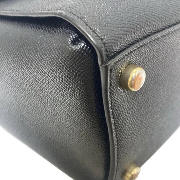 COACH Cross grain leather Avery tote F48629 Black Leather - Tote Bag - Picture 5 of 10